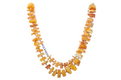 Lot 557 - TWO AMBER NECKLACES