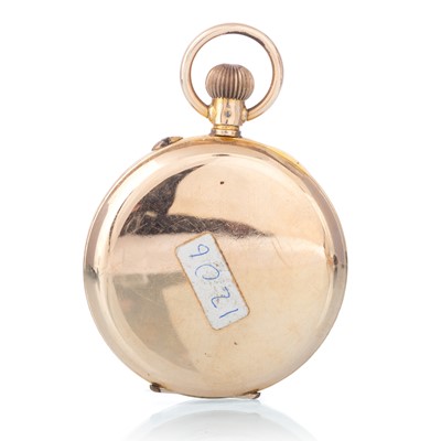Lot 824 - ROLLED GOLD POCKET WATCH