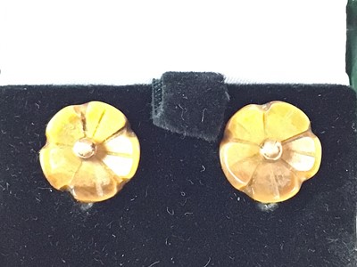 Lot 250 - TWO PAIRS OF EARRINGS