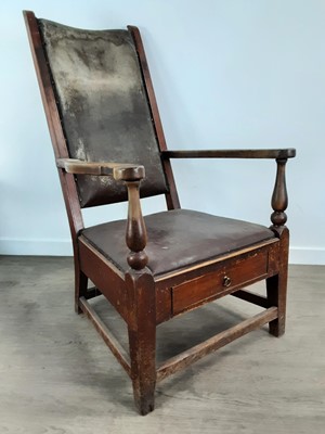 Lot 212 - MAHOGANY ARMCHAIR