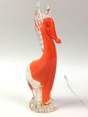 Lot 391 - ITALIAN GLASS MODEL OF A HORSE