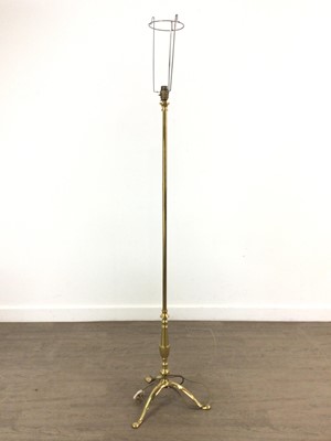 Lot 285 - BRASS STANDARD LAMP