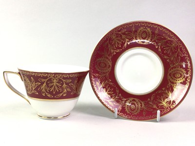 Lot 335 - ROYAL WORCESTER TEA SERVICE