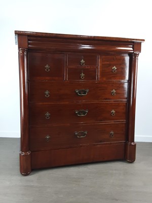 Lot 176 - VICTORIAN SCOTTISH MAHOGANY CHEST OF DRAWERS