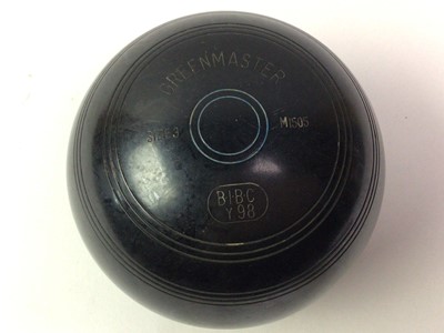 Lot 314 - SET OF FOUR GREENMASTER LAWN BOWLS