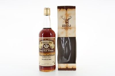 Lot 3 - BUNNAHABHAIN 1965 17 YEAR OLD GORDON & MACPHAIL CONNOISSEURS CHOICE 75CL