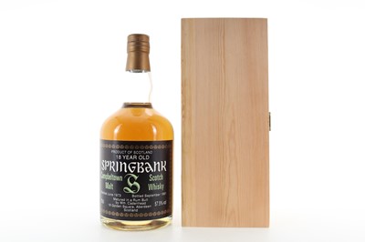 Lot 96 - SPRINGBANK 1973 18 YEAR OLD CADENHEAD'S