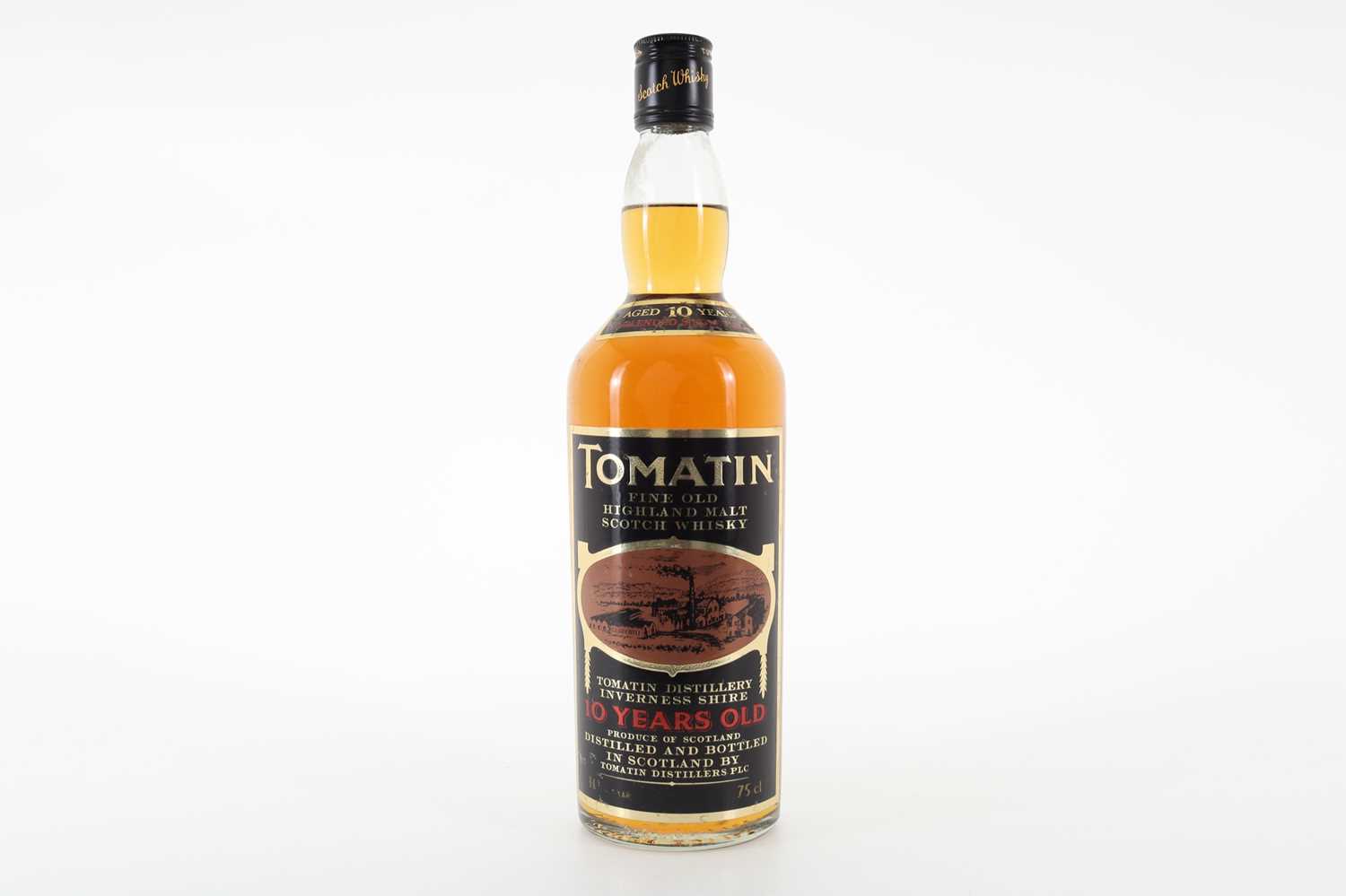 Lot 126 - TOMATIN 10 YEAR OLD 1980S 75CL