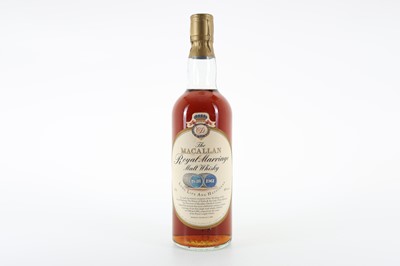 Lot 140 - MACALLAN 1948 & 1961 ROYAL MARRIAGE 75CL