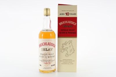 Lot 145 - BRUICHLADDICH 10 YEAR OLD 1980S 75CL