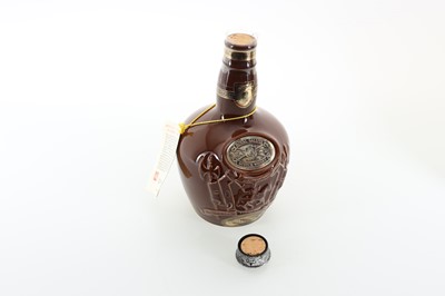 Lot 148 - CHIVAS ROYAL SALUTE 21 YEAR OLD BROWN DECANTER 75CL