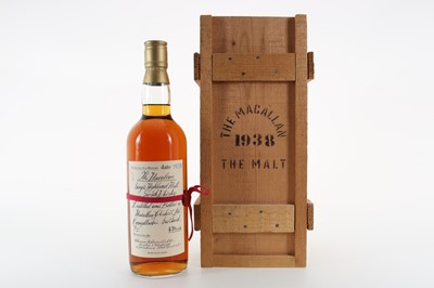 Lot 150 - MACALLAN 1938 HANDWRITTEN LABEL - ATKINSON BALDWIN & CO 75CL