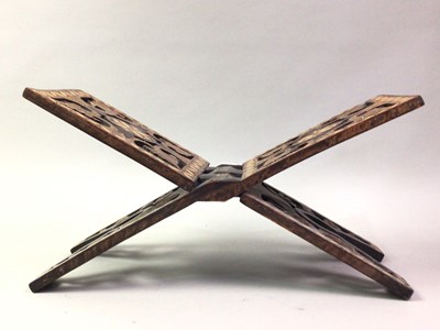 Lot 404 - MINIATURE FOLDING STOOL