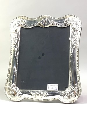 Lot 421 - SILVER PLATED PHOTOGRAPH FRAME