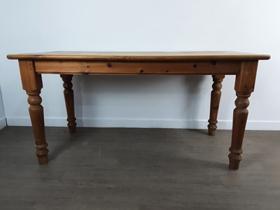 Lot 353 - PINE KITCHEN TABLE