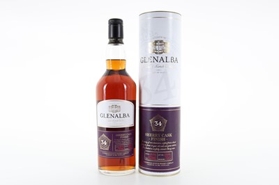 Lot 105 - GLENALBA 34 YEAR OLD SHERRY FINISH