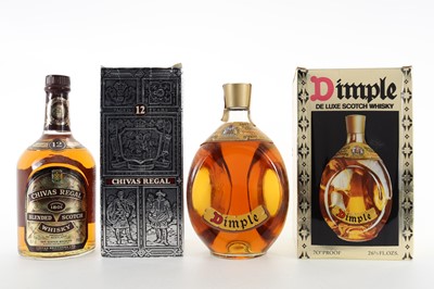 Lot 124 - DIMPLE 26 2/3 FL OZ AND CHIVAS REGAL 12 YEAR OLD 26 2/3 FL OZ