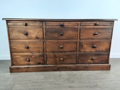 Lot 462 - PINE CHEST OF DRAWERS