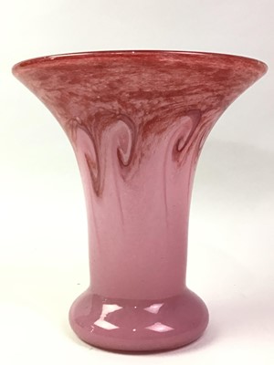 Lot 521 - VASART TRUMPET SHAPED VASE