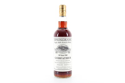 Lot 122 - SPRINGBANK 1999 10 YEAR OLD 'GODFATHER' PRIVATE CASK