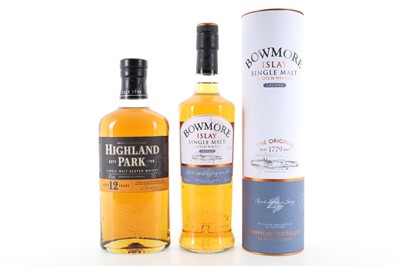 Lot 199 - HIGHLAND PARK 12 YEAR OLD AND BOWMORE LEGEND