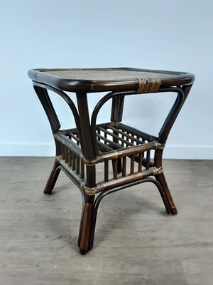 Lot 534 - MODERN BAMBOO TABLE