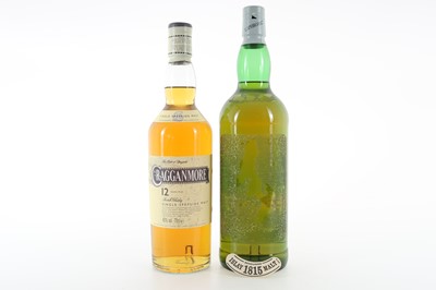 Lot 213 - CRAGGANMORE 12 YEAR OLD AND MYSTERY LAPHROAIG (PROBABLY 10 YEAR OLD)