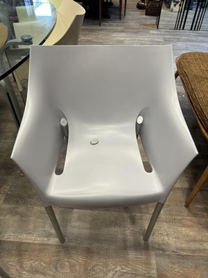 Lot 588 - PHILIPPE STARCK (FRENCH, 1959-) FOR KARTELL, SET OF EIGHT 'DR. NO' STACKING ARMCHAIRS