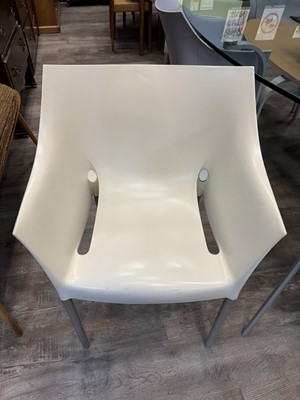 Lot 588 - PHILIPPE STARCK (FRENCH, 1959-) FOR KARTELL, SET OF EIGHT 'DR. NO' STACKING ARMCHAIRS