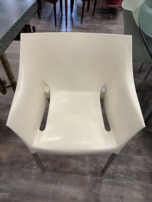 Lot 588 - PHILIPPE STARCK (FRENCH, 1959-) FOR KARTELL, SET OF EIGHT 'DR. NO' STACKING ARMCHAIRS