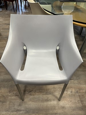 Lot 588 - PHILIPPE STARCK (FRENCH, 1959-) FOR KARTELL, SET OF EIGHT 'DR. NO' STACKING ARMCHAIRS