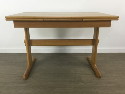 Lot 581 - OAK REFECTORY STYLE DINING TABLE