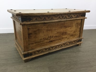 Lot 578 - CARVED BLANKET CHEST