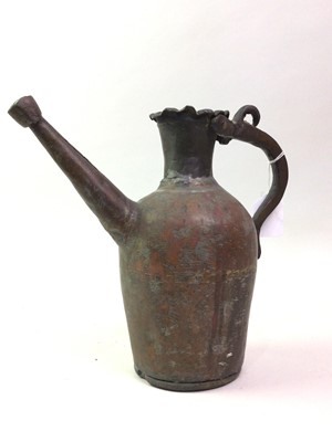 Lot 518 - EASTERN METAL EWER AND ANOTHER