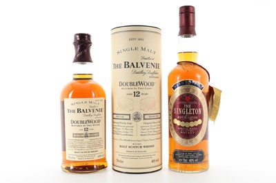 Lot 127 - BALVENIE 12 YEAR OLD DOUBLEWOOD AND SINGLETON OF AUCHROISK 10 YEAR OLD