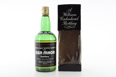 Lot 290 - GLEN MHOR 1965 18 YEAR OLD CADENHEAD'S 75CL