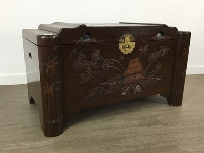 Lot 620 - CHINESE BLANKET CHEST