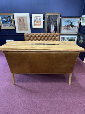 Lot 539 - MODERN DESIGN SCOTTISH SYCAMORE DINING TABLE