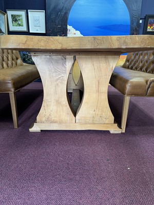 Lot 539 - MODERN DESIGN SCOTTISH SYCAMORE DINING TABLE