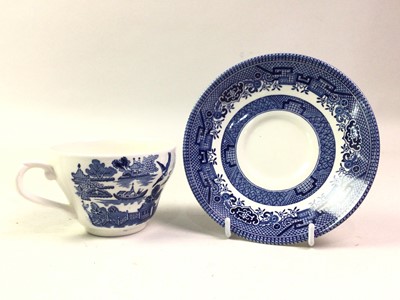 Lot 656 - BLUE AND WHITE PART DINNER SERVICE