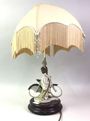 Lot 306 - FLORENCE RESIN FIGURE LAMP