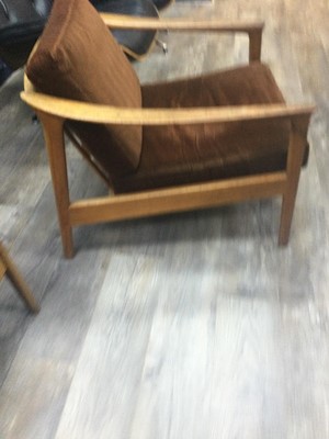 Lot 589 - BODAFORS OF SWEDEN, TEAK TWO-PIECE LOUNGE SUITE