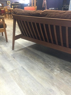 Lot 589 - BODAFORS OF SWEDEN, TEAK TWO-PIECE LOUNGE SUITE