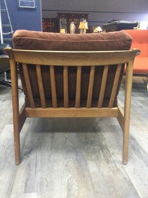 Lot 589 - BODAFORS OF SWEDEN, TEAK TWO-PIECE LOUNGE SUITE