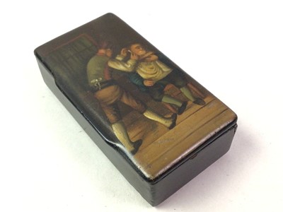 Lot 722 - 19TH CENTURY SNUFF BOX