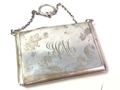 Lot 723 - SILVER PURSE