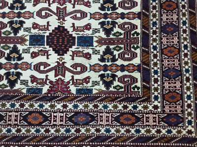 Lot 1431 - BALOUCH MULTI BORDERED CARPET