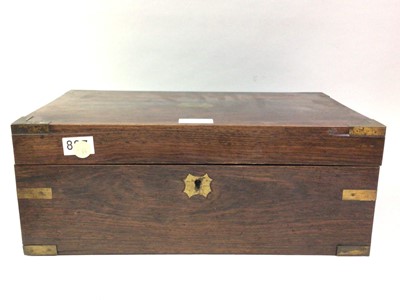 Lot 756 - TWO VICTORIAN WOOD BOXES