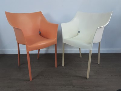 Lot 400 - PHILIPPE STARCK (FRENCH, 1959-) FOR KARTELL, 'DR. NO' STACKING ARMCHAIR