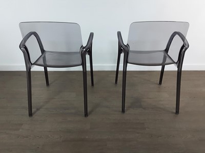 Lot 401 - PAIR OF ITALIAN DINING CHAIRS BY CASPRINI TIFFANY FOR MARCELLO ZILIANI